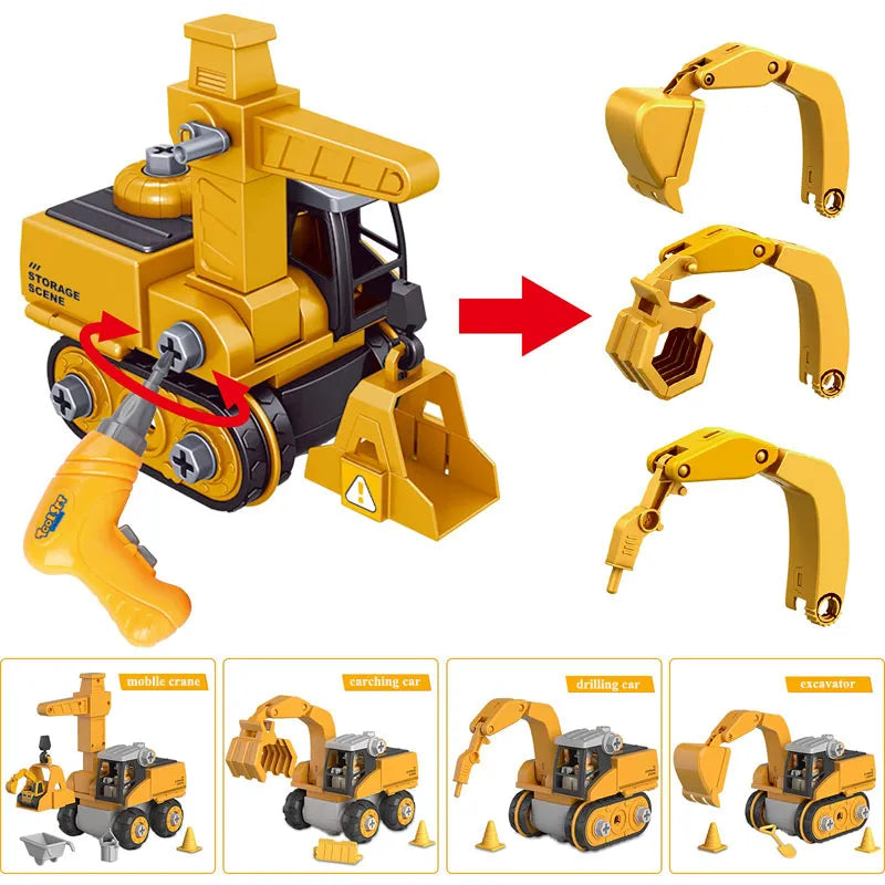 Juego de vehículos de construcción - Educativo e Interactivo