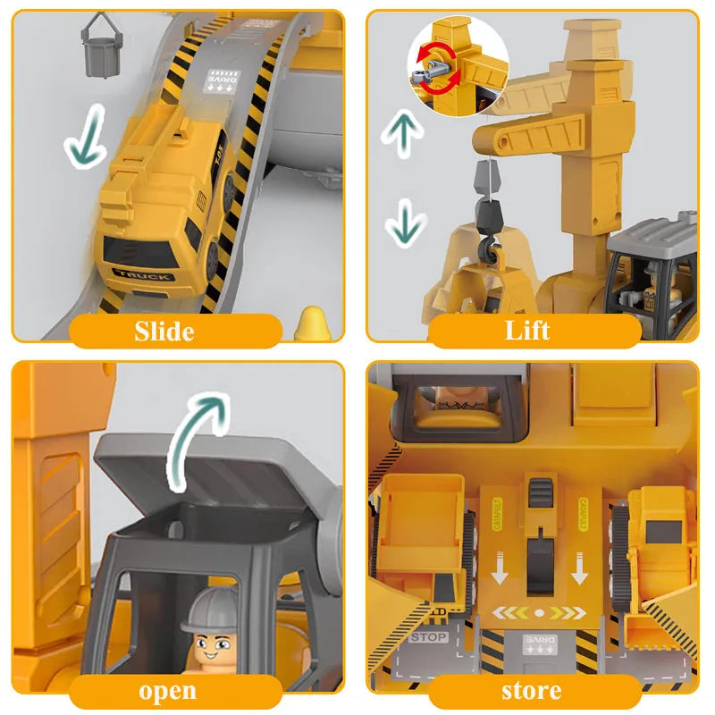 Juego de vehículos de construcción - Educativo e Interactivo