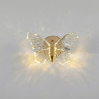 Aplique de Pared LED con Tecnología Energéticamente Eficiente y Diseño Escultórico – Lámpara de Pared en Forma de Mariposa