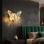 Aplique de Pared LED con Tecnología Energéticamente Eficiente y Diseño Escultórico – Lámpara de Pared en Forma de Mariposa
