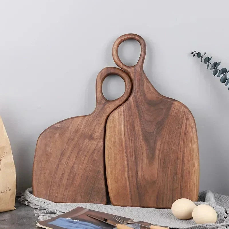 Utensilios de Cocina Tabla de Cortar de Madera de Nuez - Paquete de 2