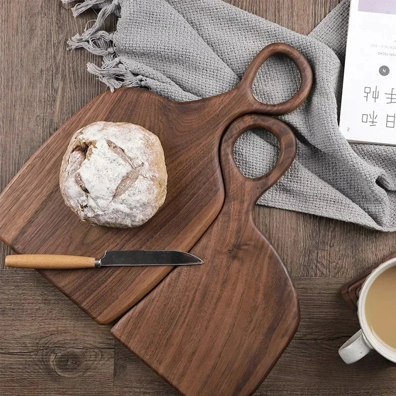 Utensilios de Cocina Tabla de Cortar de Madera de Nuez - Paquete de 2