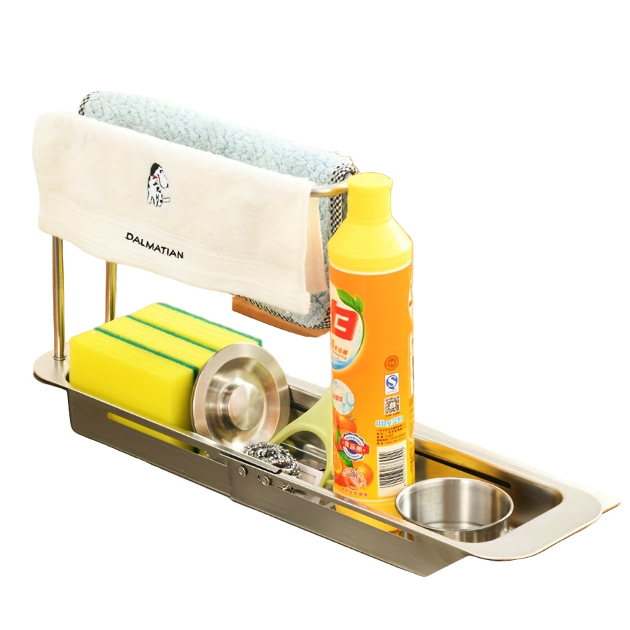 Organizador de Fregadero Ajustable de Acero