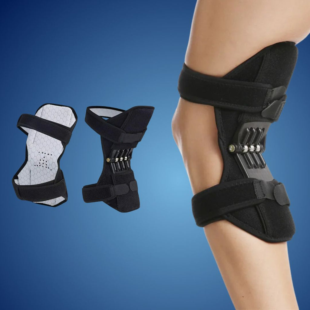 KneeGuard Pro | Set de 2 Estabilizadores de Rodilla con Bisagra para Alivio del Dolor | Soporte Ajustable para Lesiones de Rodilla - Artritis - Recuperación Postquirúrgica Kalsten