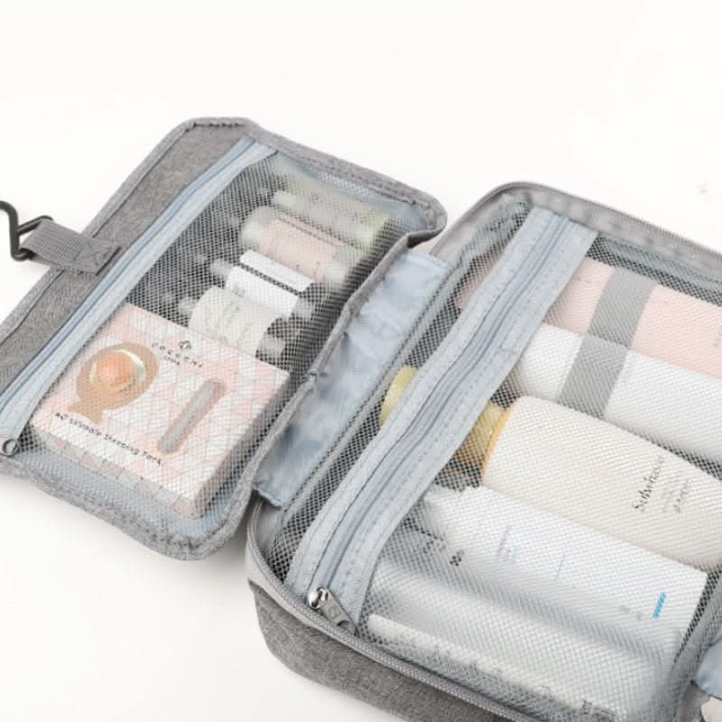 TRAVELTIDY – Organisateur de cosmétiques compact avec 4 compartiments