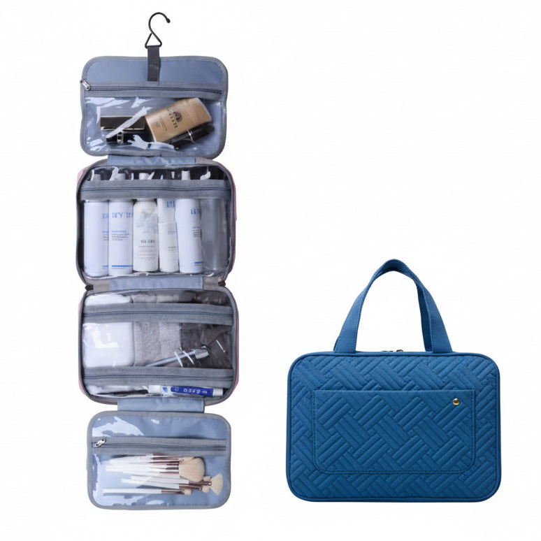 TRAVELTIDY – Organisateur de cosmétiques compact avec 4 compartiments