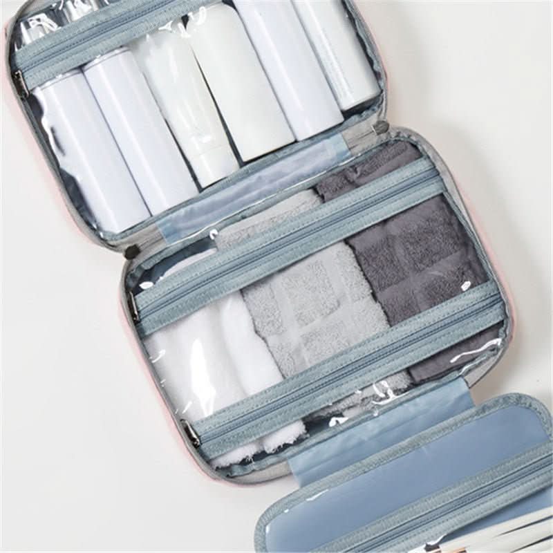 TRAVELTIDY – Organisateur de cosmétiques compact avec 4 compartiments