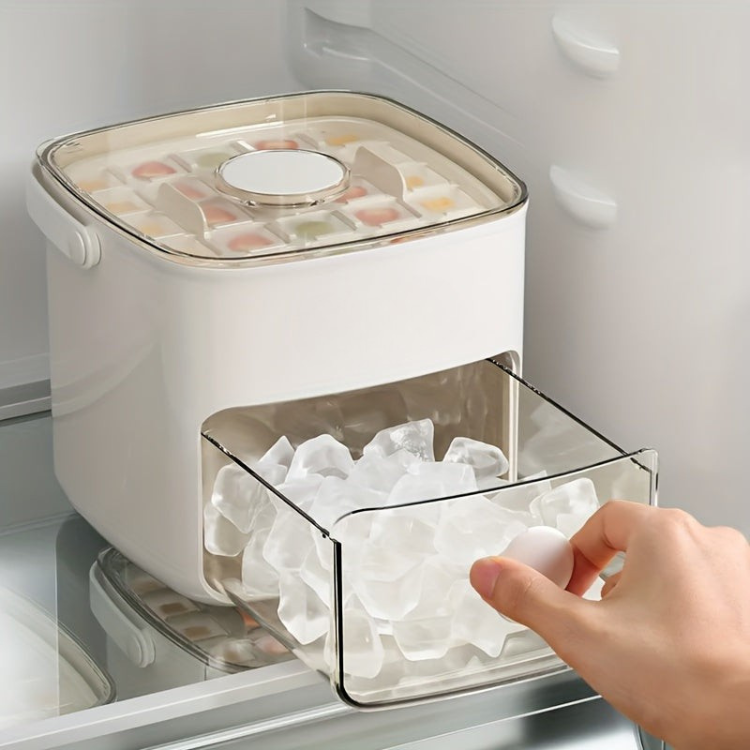 Máquina de hielo compacta – función de producción rápida para usuarios domésticos y de oficina – ideal para una bebida elegante y refrescante en pocos minutos