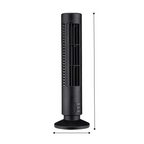 Ventilador de torre compacto – diseño moderno sin aspas para seguridad y funcionamiento silencioso – ideal para un toque de frescura estiloso y moderno en tu interior
