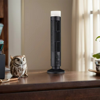 Ventilador de torre compacto – diseño moderno sin aspas para seguridad y funcionamiento silencioso – ideal para un toque de frescura estiloso y moderno en tu interior