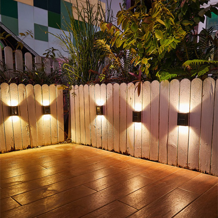 Lámparas de pared LED solares | Iluminación inalámbrica exterior para jardín y terraza