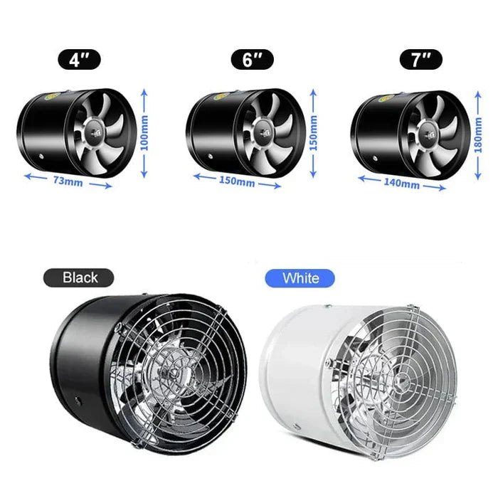 Ventilador Extractor Potente para Hogar y Oficina