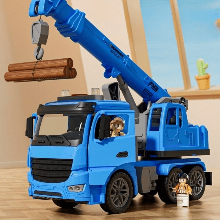 BUILDPLAY – Juguete de grúa con luz y sonido para diversión creativa en la construcción
