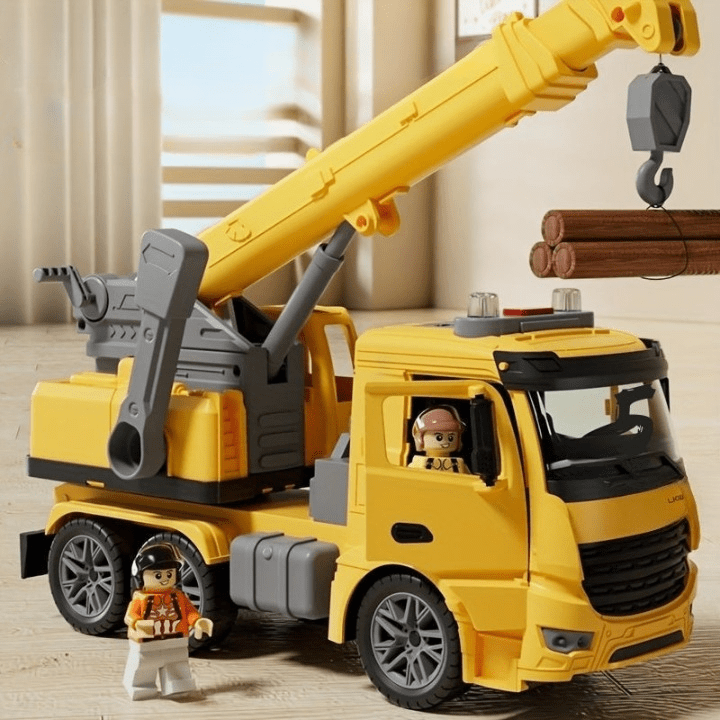 BUILDPLAY – Juguete de grúa con luz y sonido para diversión creativa en la construcción