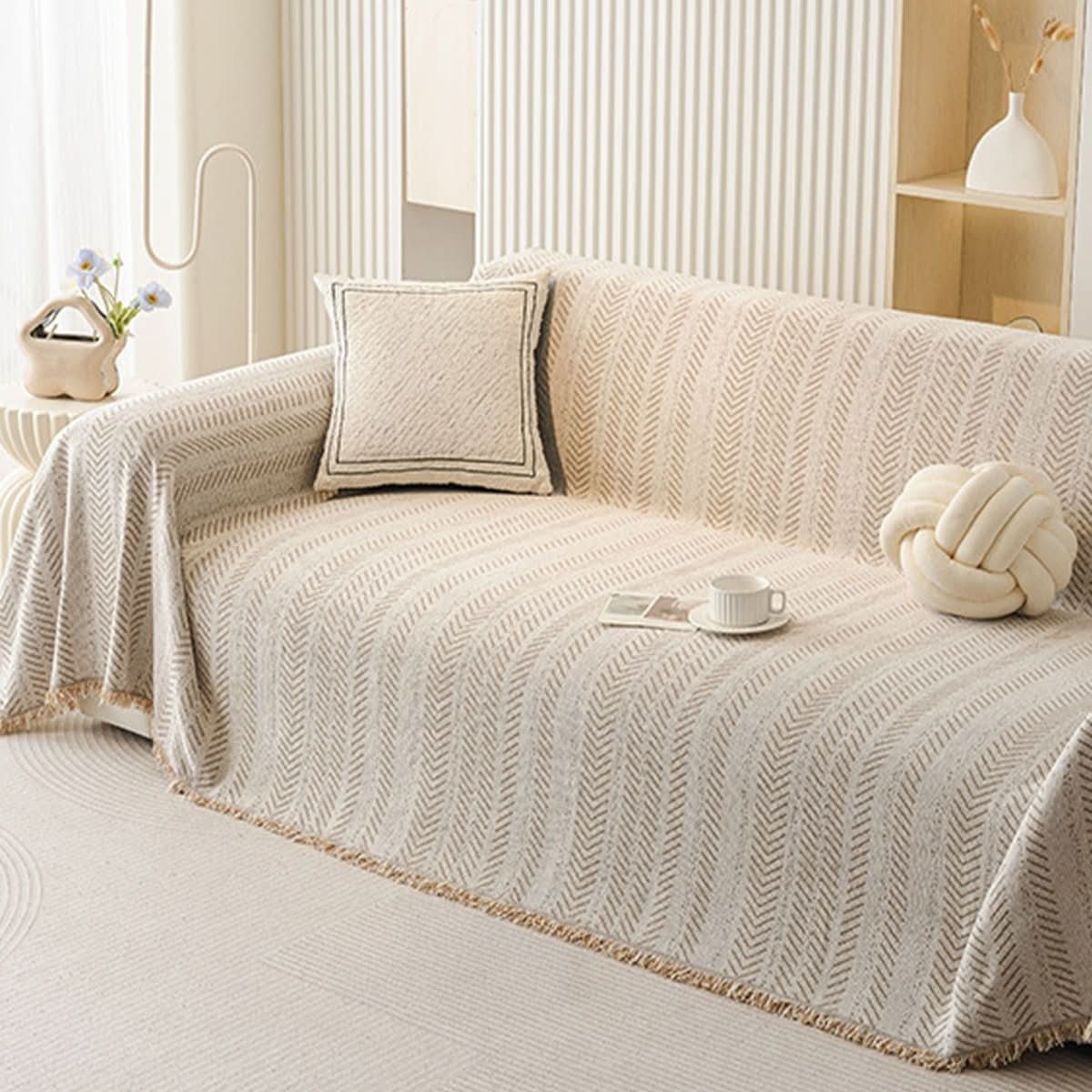SNUGGLETEXTILE – Funda de sofá resistente a rasguños y lavable de chenilla