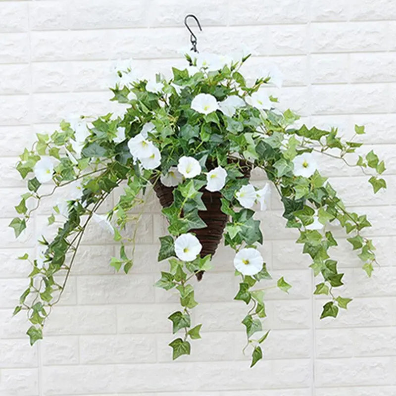 Flores de Alegría de Mañana Artificiales para Decoración Interior y Exterior