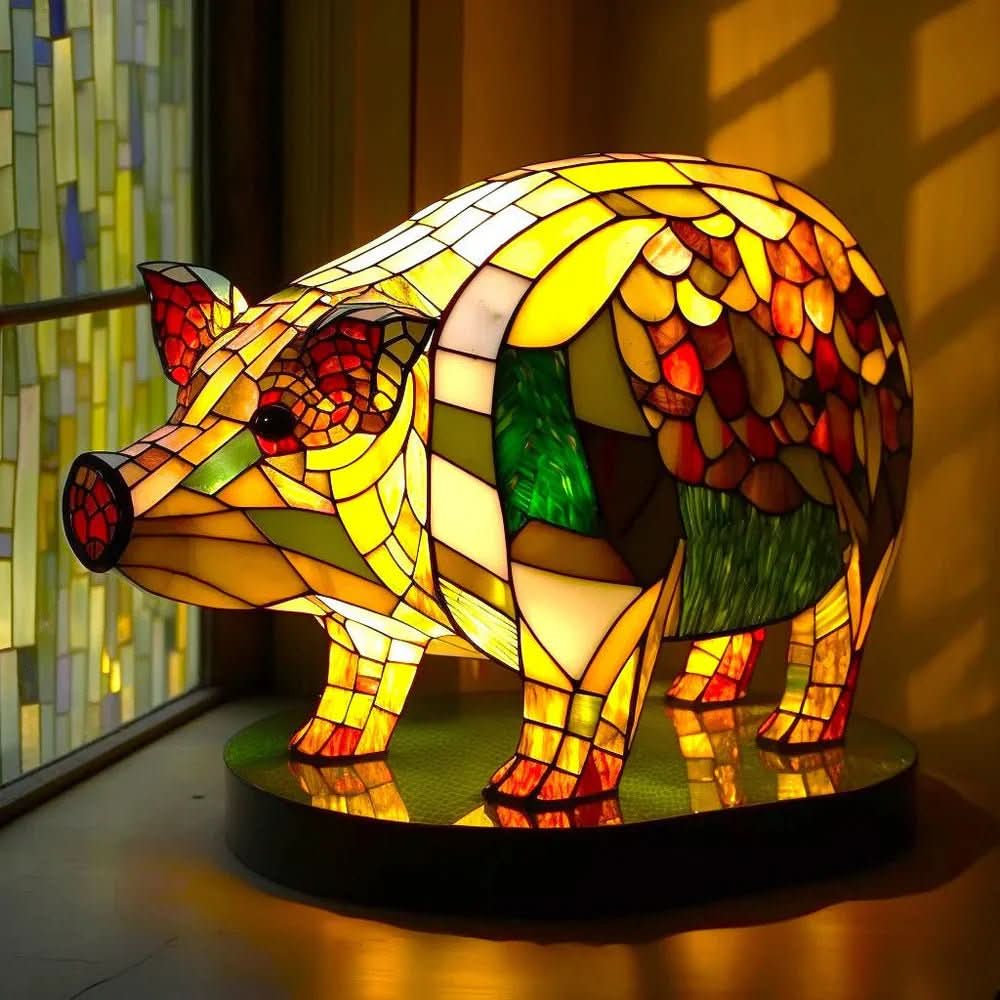 VITRAFAUNA – Lampe animalière artistique pour une atmosphère de vie élégante