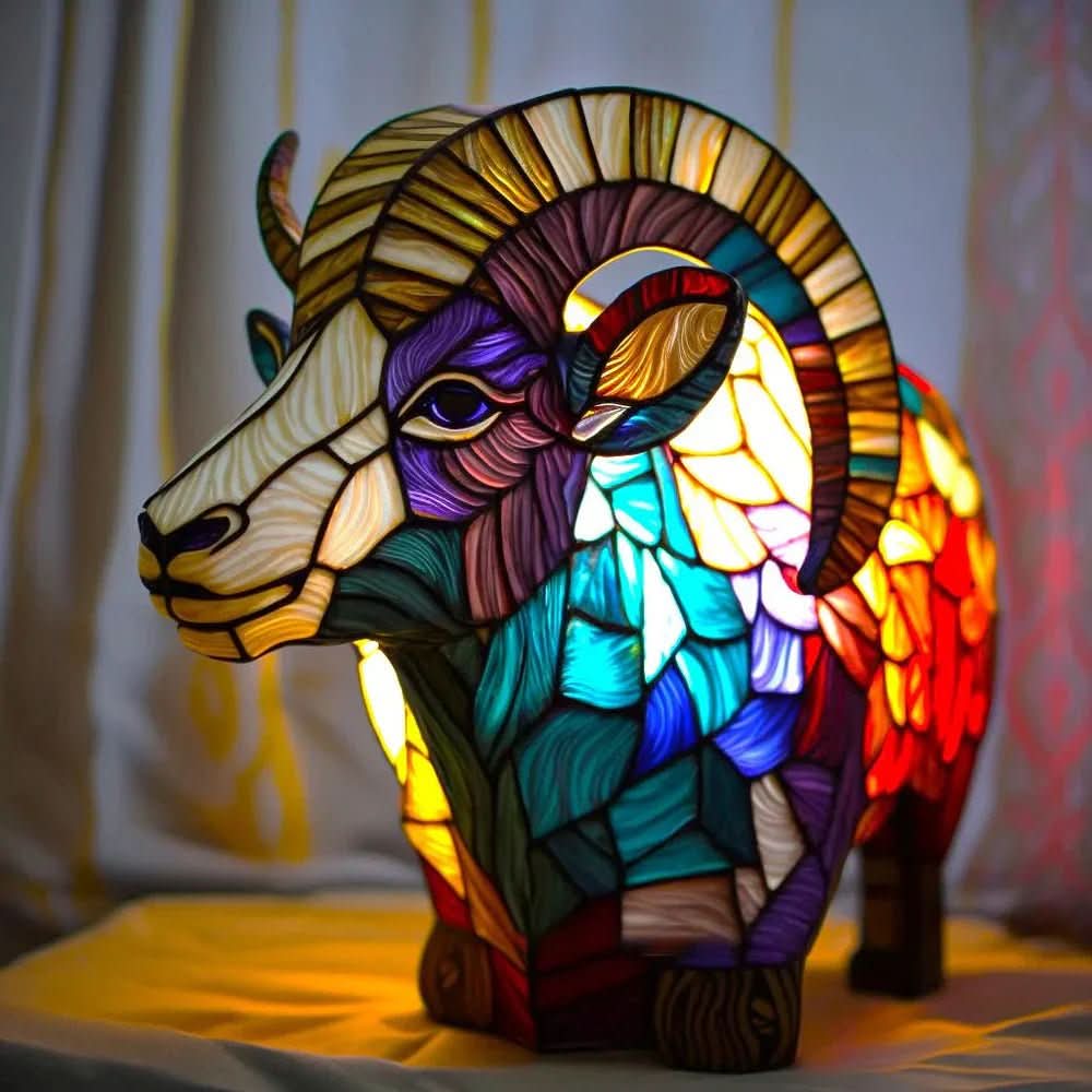 VITRAFAUNA – Lampe animalière artistique pour une atmosphère de vie élégante