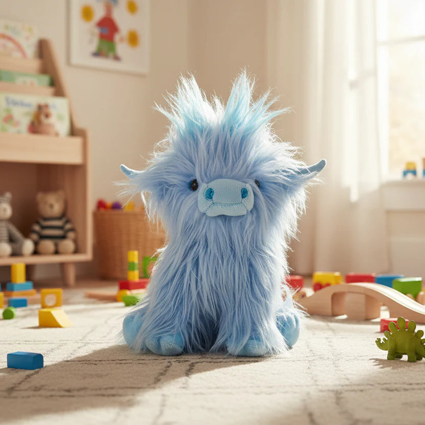 VACHE DES HAUTES TERRES DOUCE – Peluche douce pour les amis des câlins