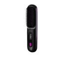 Estilizador de Cabello Inalámbrico para Mujeres con Pantalla LCD y Calentamiento Cerámico