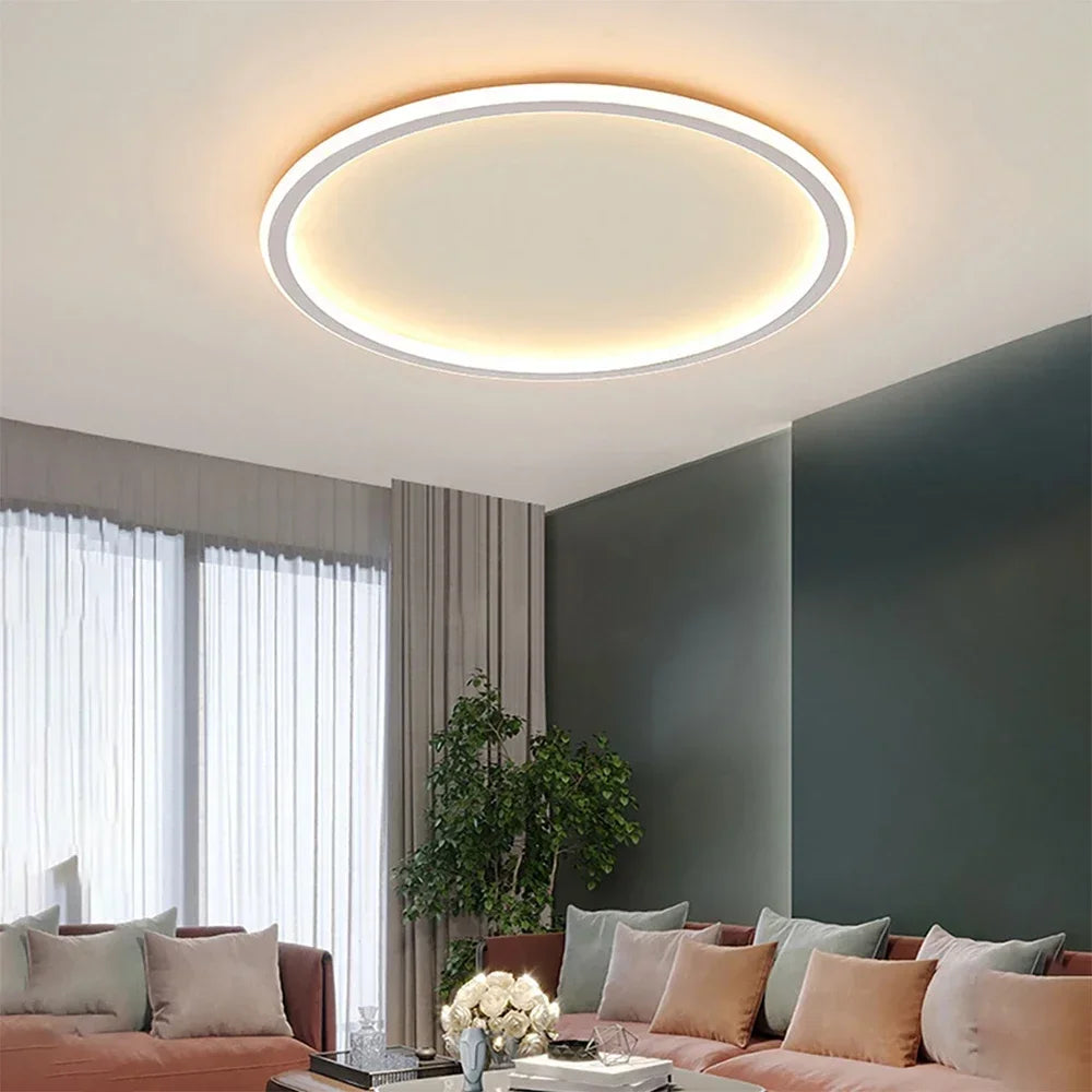 Lámpara de techo LED redonda | Diseño escandinavo