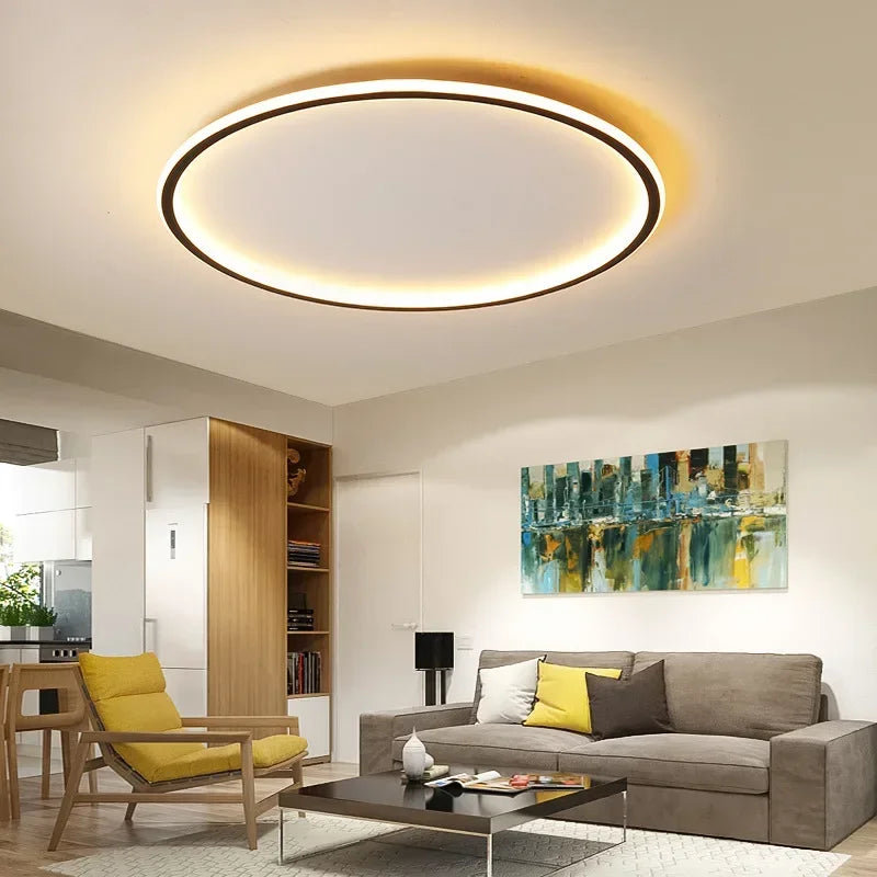 Lámpara de techo LED redonda | Diseño escandinavo