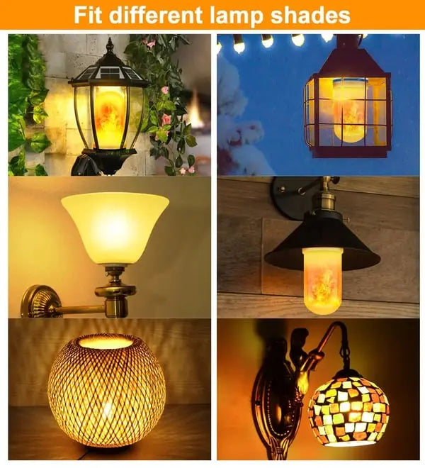 Bombilla LED de Llama — Luz de Llama Realista con Ambiente Cálido