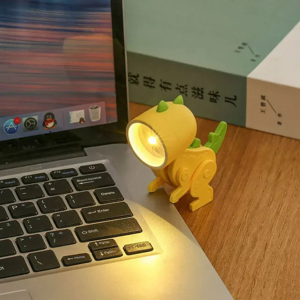 Lámpara de Escritorio Dino Delight - Linda y Práctica