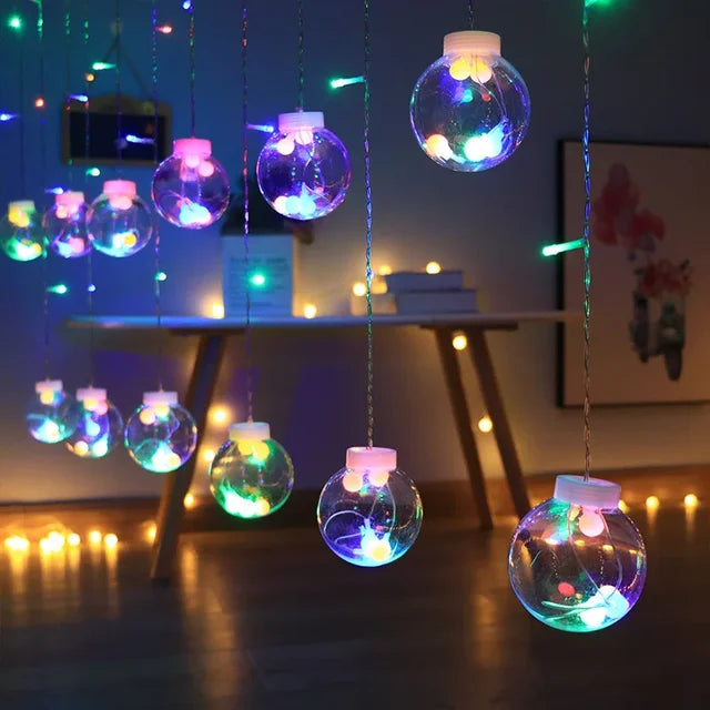 Cadena de luces LED decorativa a prueba de agua para jardín y balcón