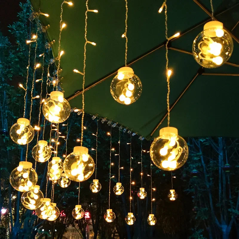 Cadena de luces LED LumiLichter | Impermeable IP44 | Luz ambiental romántica | 3,5 m de longitud