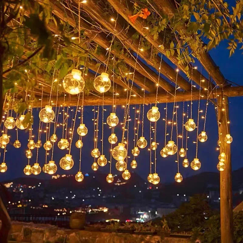 Cadena de luces LED LumiLichter | Impermeable IP44 | Luz ambiental romántica | 3,5 m de longitud