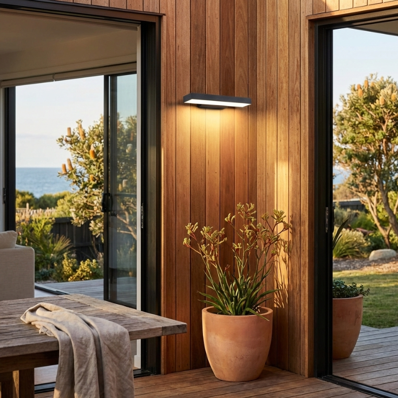 Lámpara de Pared Exterior Moderna | Luces LED a Prueba de Agua para Patios o Jardines