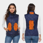 Chaleco calefactable para mujeres con control dual y 9 zonas de calefacción – comodidad y calidez para cada temporada