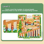 NUMBERRAIL – Labyrinthe Magnétique Montessori pour Nombres, Couleurs & Logique