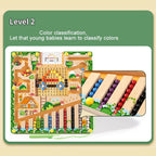 NUMBERRAIL – Labyrinthe Magnétique Montessori pour Nombres, Couleurs & Logique