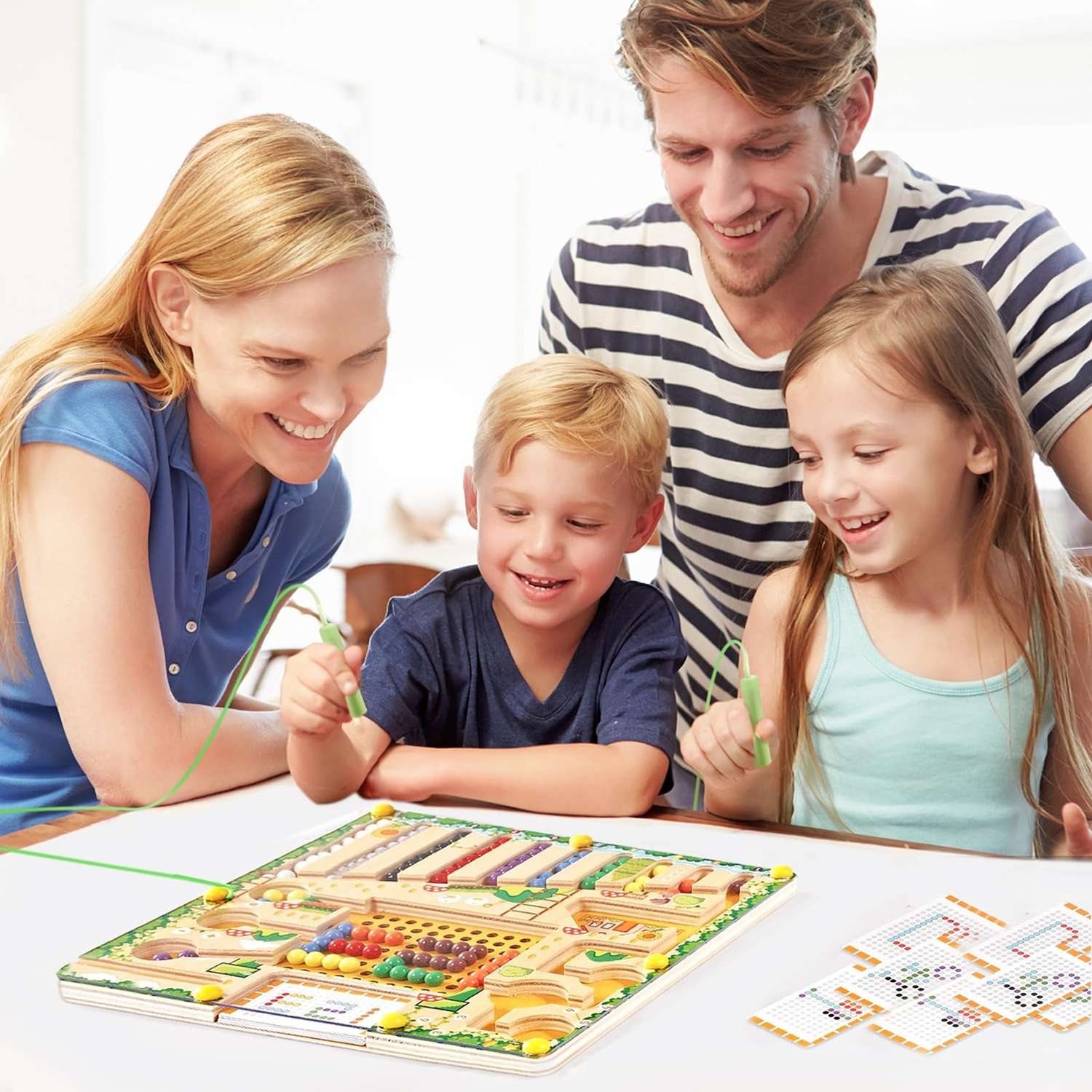 NUMBERRAIL – Labyrinthe Magnétique Montessori pour Nombres, Couleurs & Logique