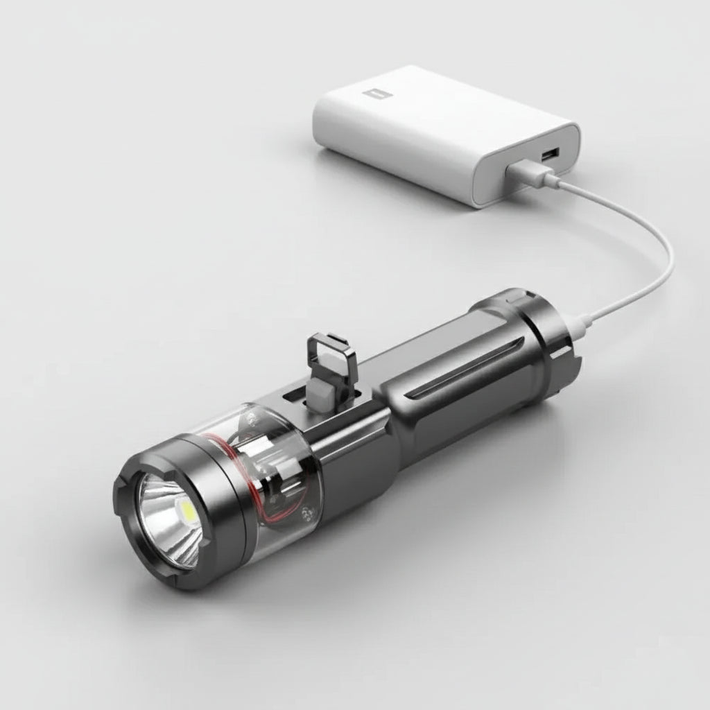 FLASHMAX – Potente linterna LED impermeable de 100000 lúmenes