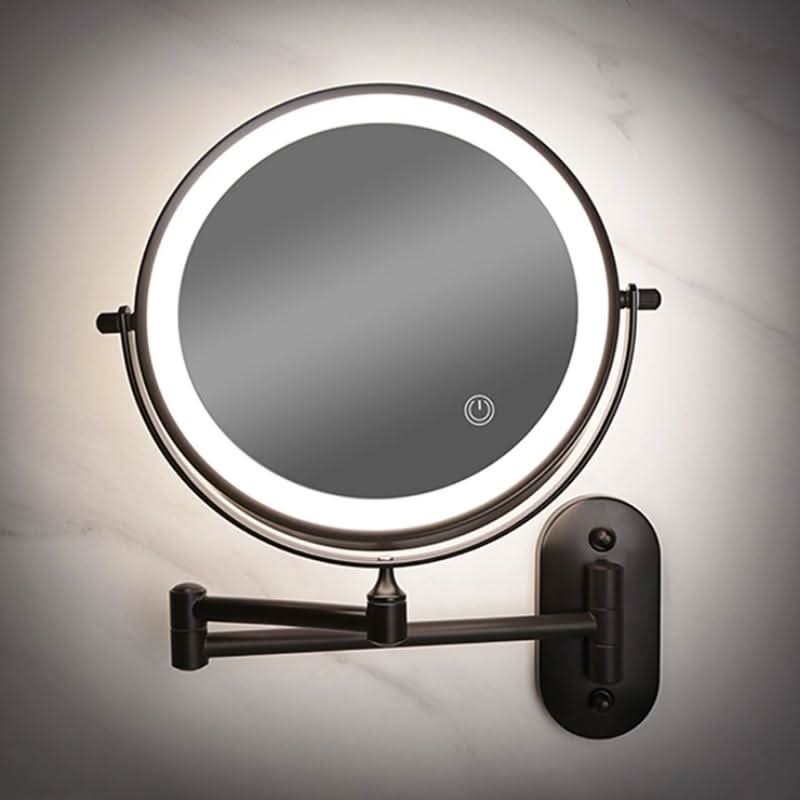 MAGNIFILUX – Espejo de aumento LED con iluminación ajustable y batería recargable