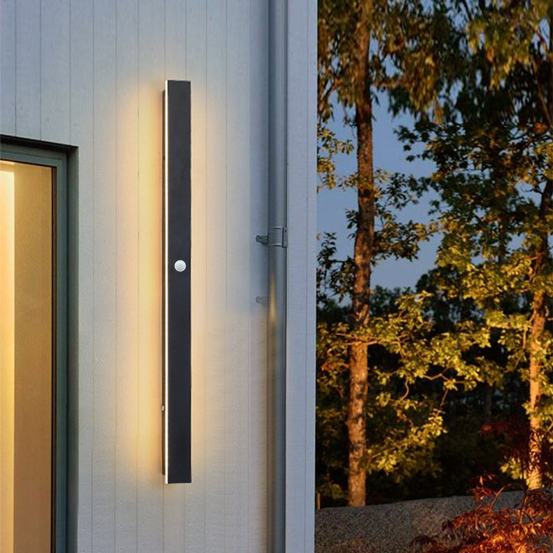 Lámpara de pared LED exterior IP65 – a prueba de agua, regulable y moderna