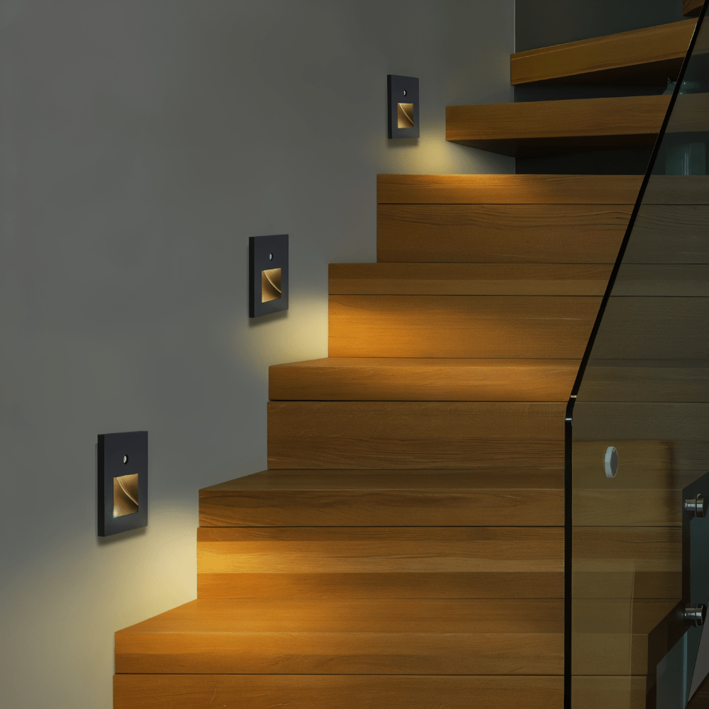 Lámpara de Pie LED con Sensor de Movimiento – Iluminación Elegante para Pasillos y Dormitorios, Ahorro Energético, Moderna