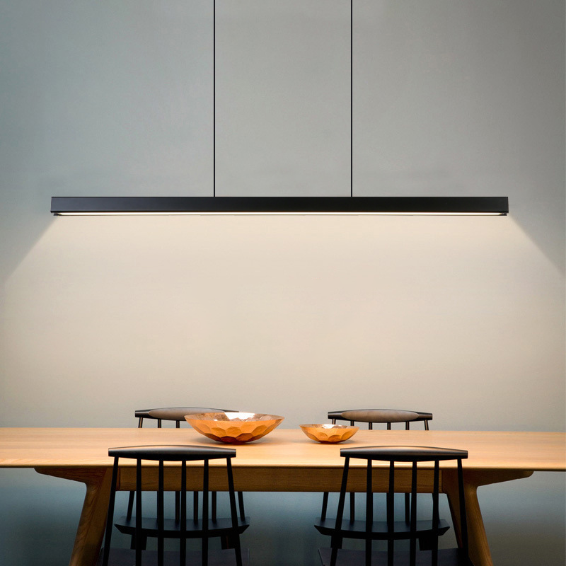 Lámpara colgante Scandi Beam – forma moderna con elegante acabado mate – ideal para una iluminación estilosa en la cocina y el comedor