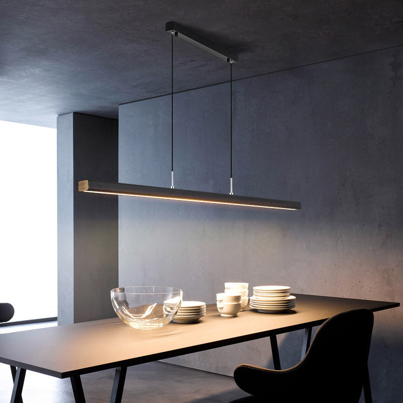 Lámpara colgante Scandi Beam – forma moderna con elegante acabado mate – ideal para una iluminación estilosa en la cocina y el comedor