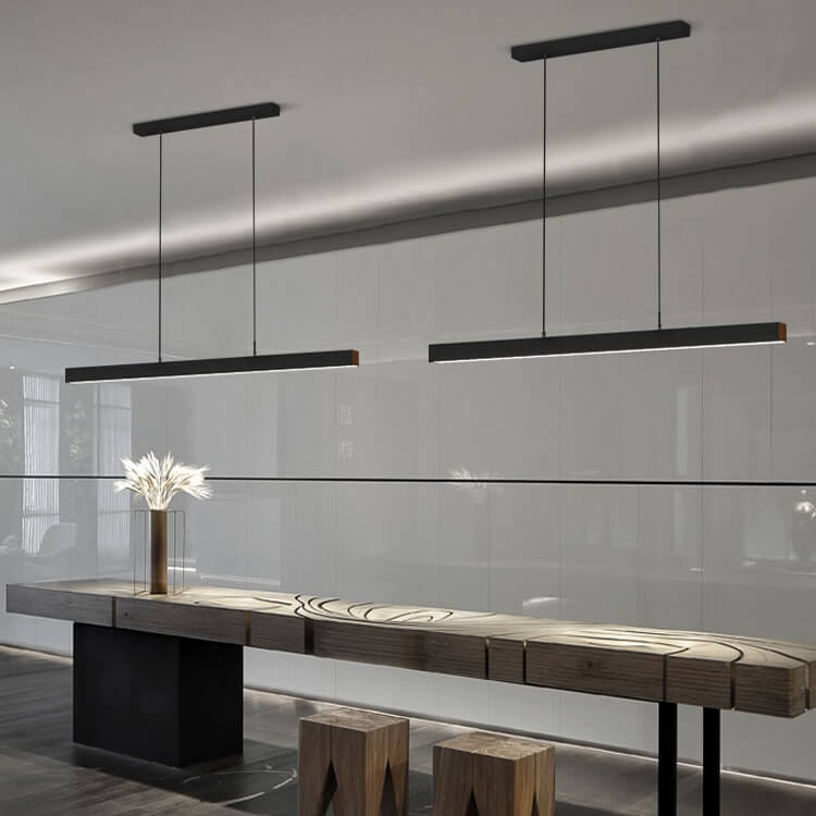 Lámpara colgante Scandi Beam – forma moderna con elegante acabado mate – ideal para una iluminación estilosa en la cocina y el comedor