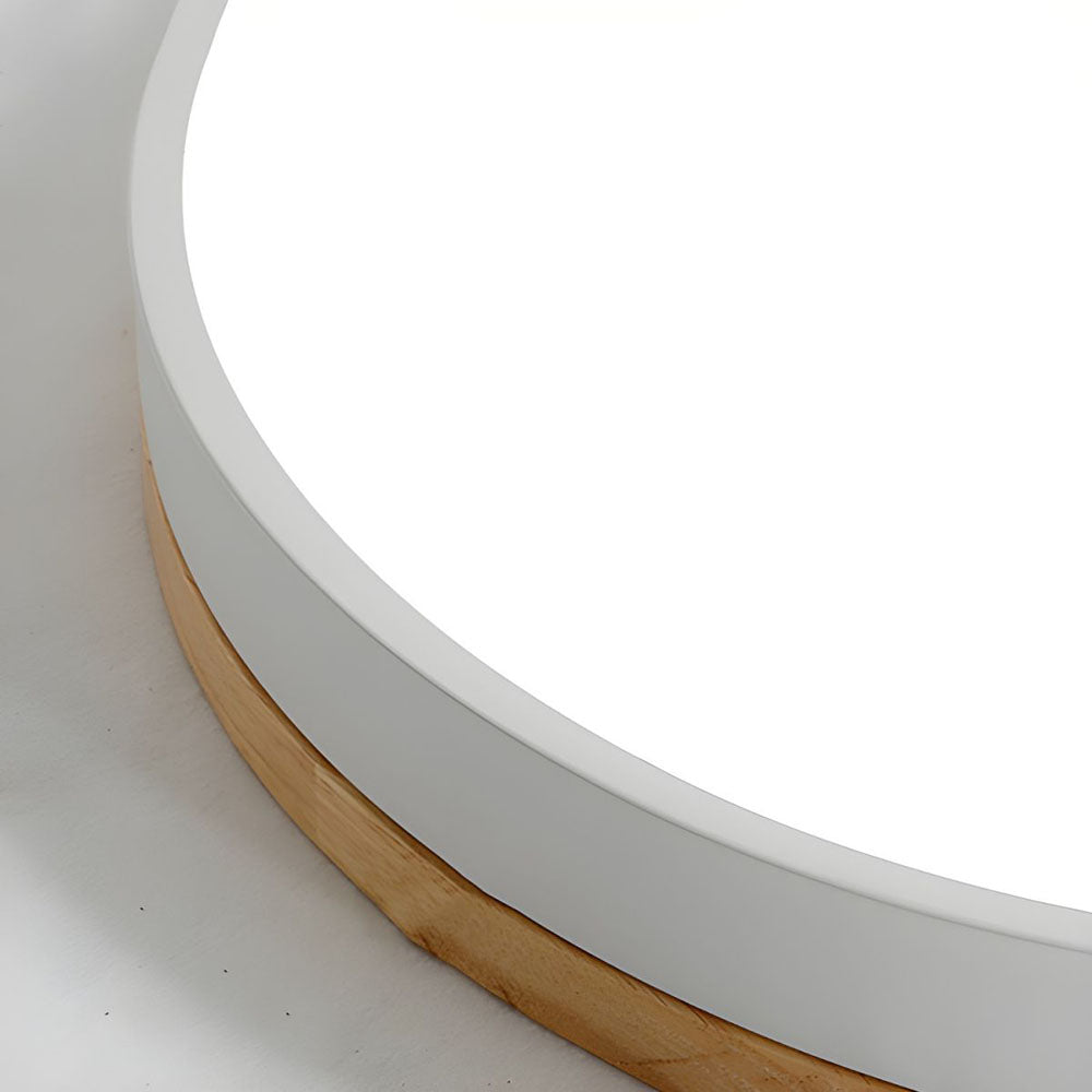 Lámpara de techo LED con atenuación continua y control remoto – lámpara de techo moderna y redonda para salones