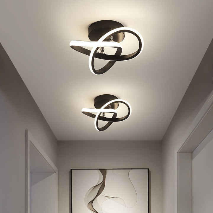Lámpara de techo LED con brillo regulable – diseño moderno para iluminar la cocina y el dormitorio