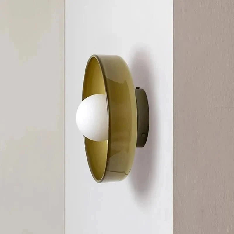 Lámpara de techo con luz suave – diseño escandinavo de vidrio para interiores modernos