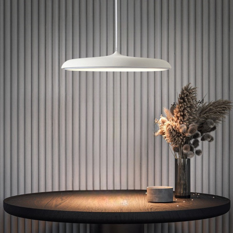 Lámpara colgante LED con cable regulable – iluminación escandinava de aluminio para cocina y comedor