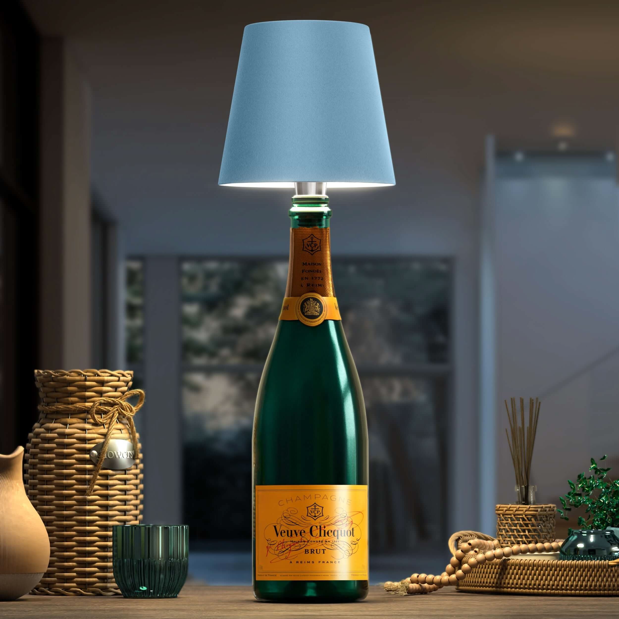 Lámpara de Botella Inalámbrica – Iluminación Elegante y Original