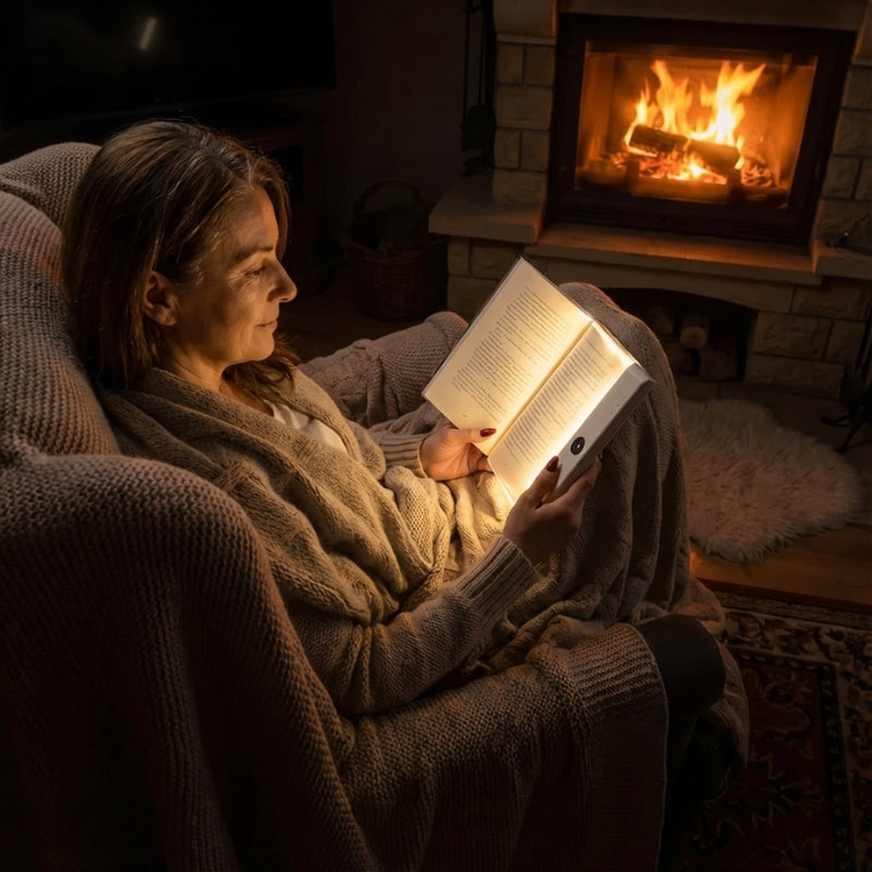 Lámpara de lectura con luz suave