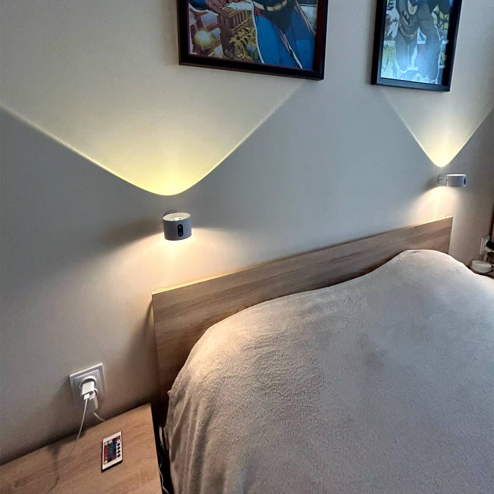 Aplique de pared LED inalámbrica moderna